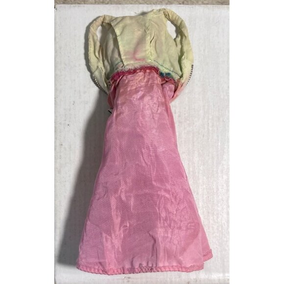 1960's Barbie Gown Fraternity Dance #1638 Lace Bodice Chiffon Skirt Brooch - Picture 9 of 14